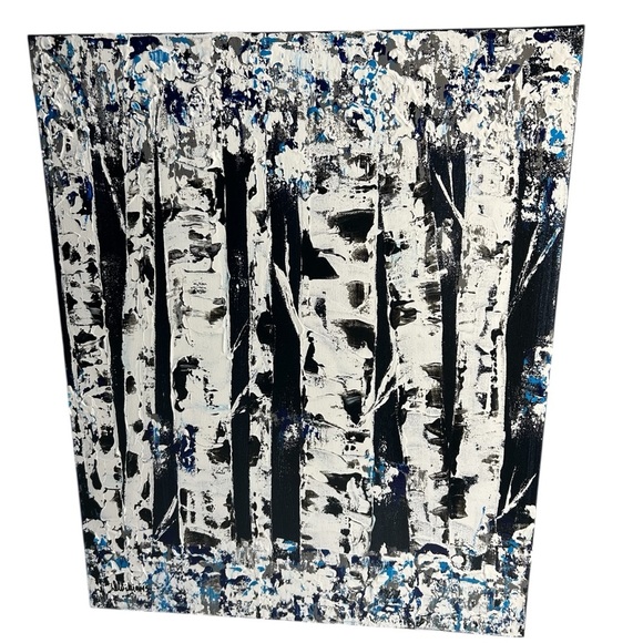 Original Artwork Acrylic on Canvas Winter Burch 16 x 20” - Picture 3 of 15